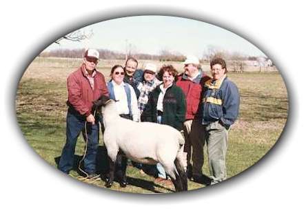 Some OSSRA Members with the OSSRA 2nd Referene Sire.